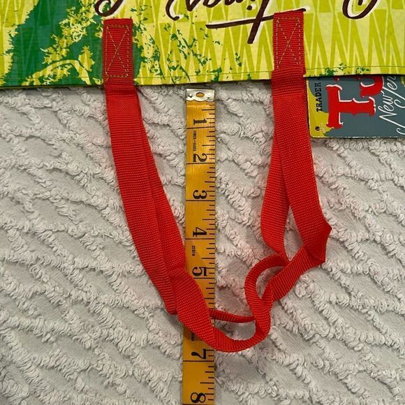 Trader Joe’s Plastic Reusable Shopping Tote Bag 6 Gallon New Jersey - Picture 10 of 14